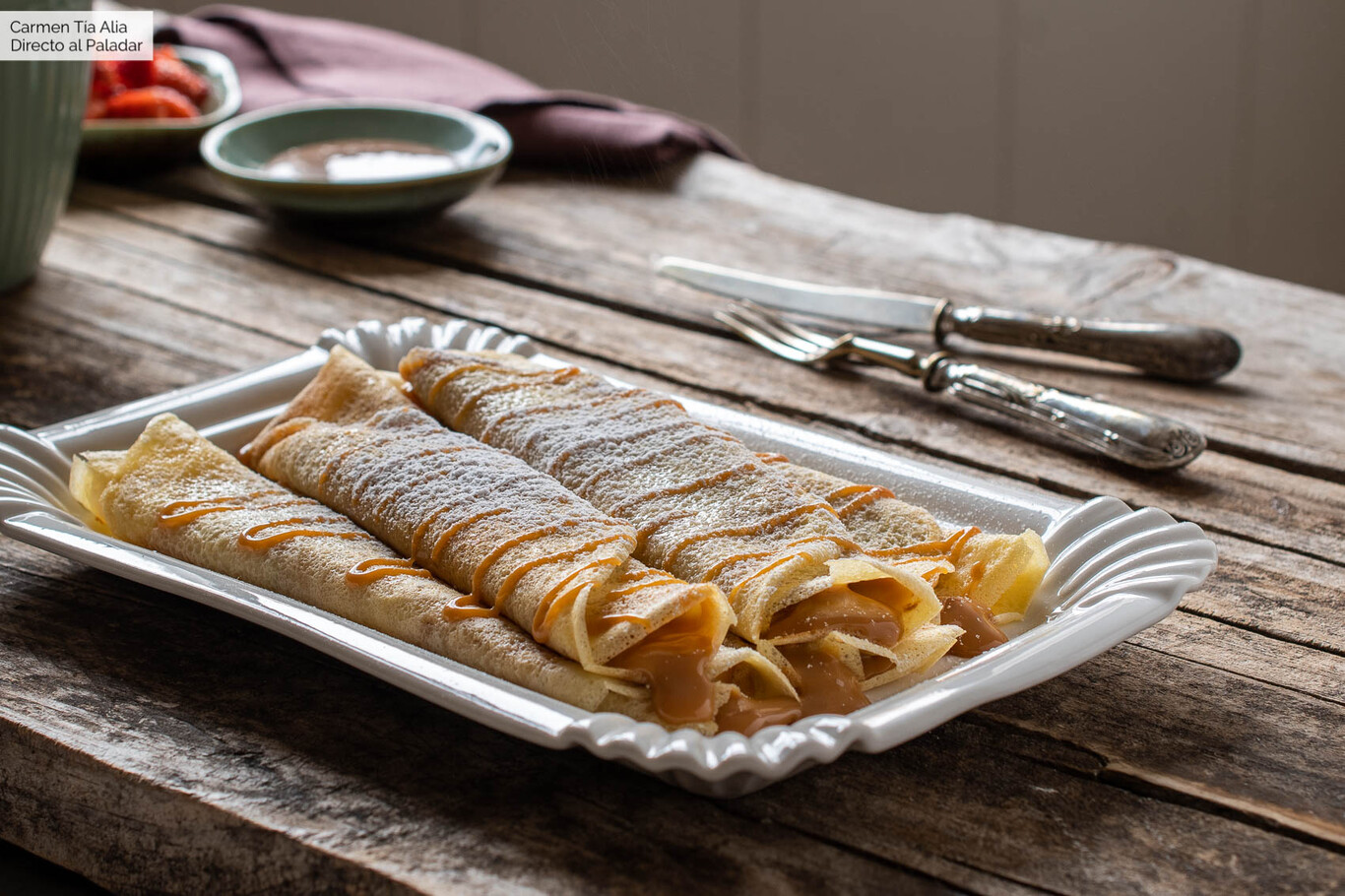 Panqueques con Dulce de Leche